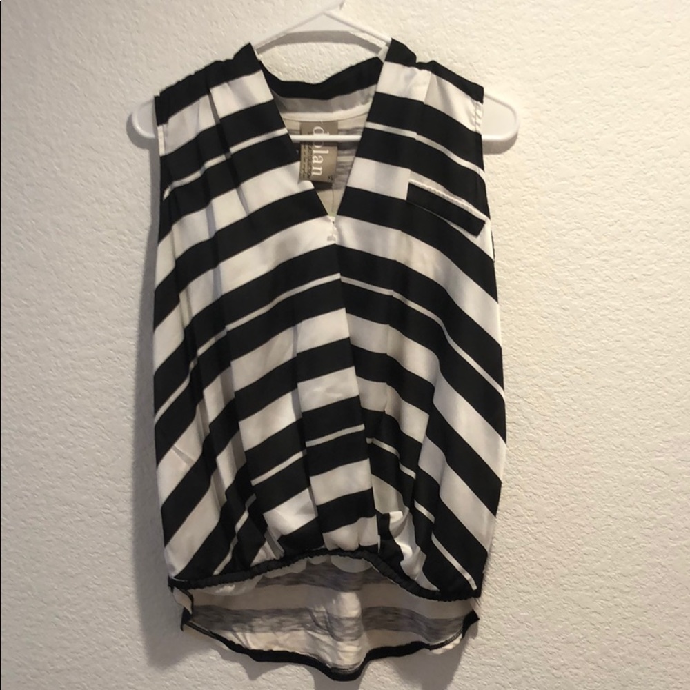 Dolan (from Anthropologie) black and white top